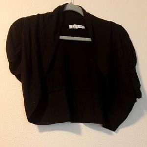 Black Bolero Cardigan 3x EUC